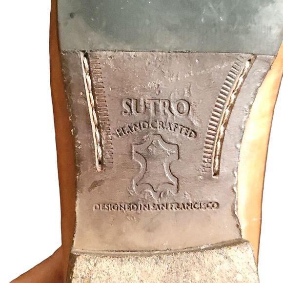 Sutro San Francisco Brown Leather Oxford Shoe Women’s Size 7 Chukka Boots - Picture 8 of 11